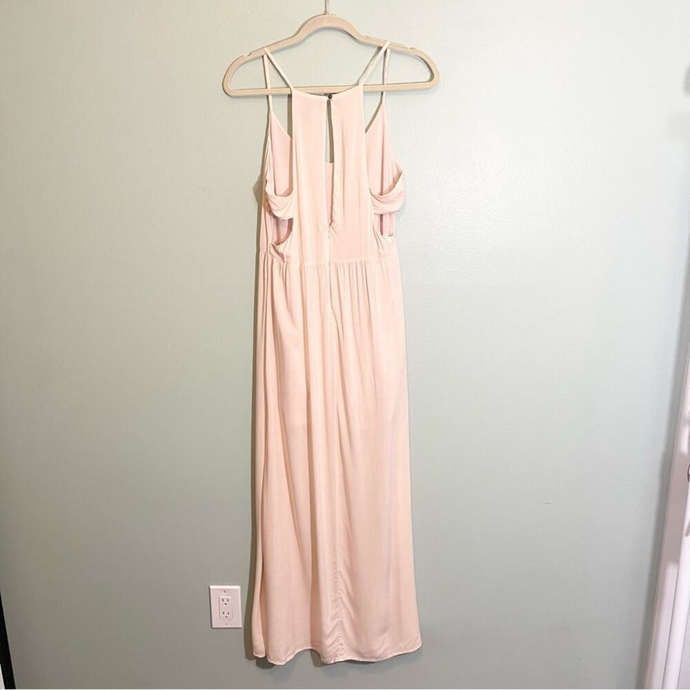 Forever 21 Women's Pink Strappy Maxi Dress Size Large - Picture 7 of 16